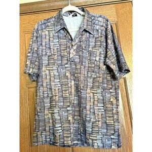 Lily Dache Men's Dress Shirt Size Large Made in USA y2k Vintage 70's 80's RARE